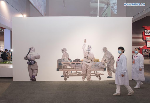 新冠展覽，新冠展位，新冠畫作展示