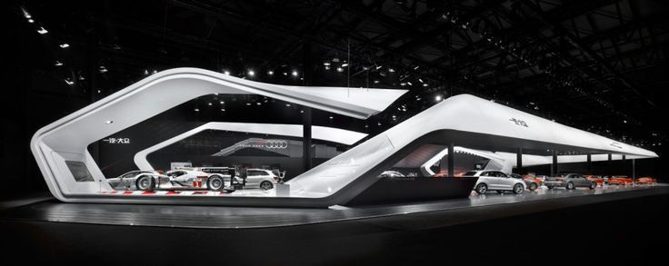 奧迪汽車展覽，車展，汽車展臺