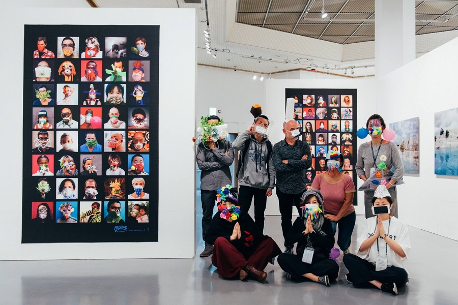 個(gè)性口罩展，疫情下的展覽，口罩展